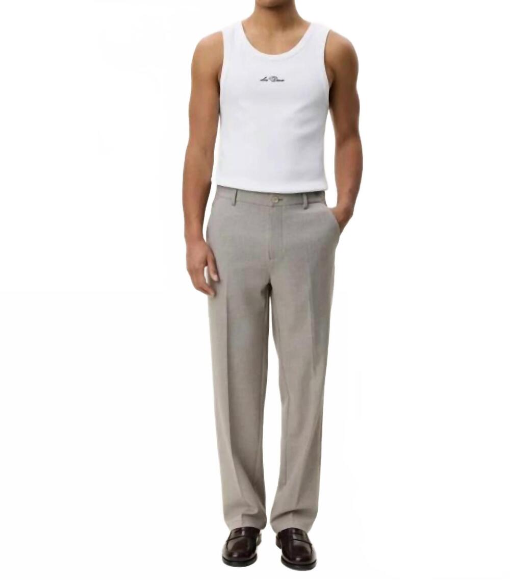 NEW LES DEUX mini check pants in bungee crown brown